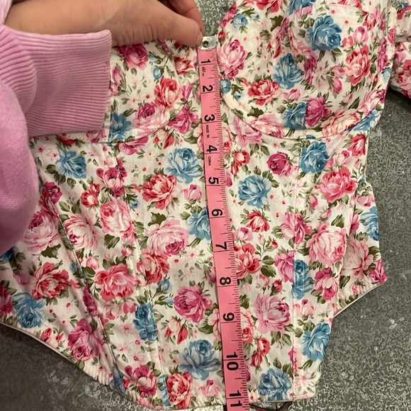 ASOS NWOT Floral Corset - Picture 8 of 11